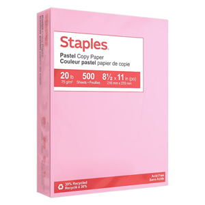 COPY PAPER COLORS STAPLES