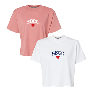 WIDEWORLD SBCC HEART EMBROIDERED TEE